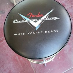 Fender Guitar Custom Bar Stool LIKE NEW