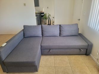 IKEA FRIHETEN Sectional Sofa Bed - Gray