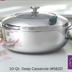 Princess House  Caserola De 10 qt. Vida Sana. 