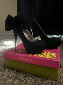 Black Heels Size 6 $5