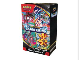 4 Pack Pokemon Trading Card Games Mega Evolution  Chaos Rising Booster Bundle