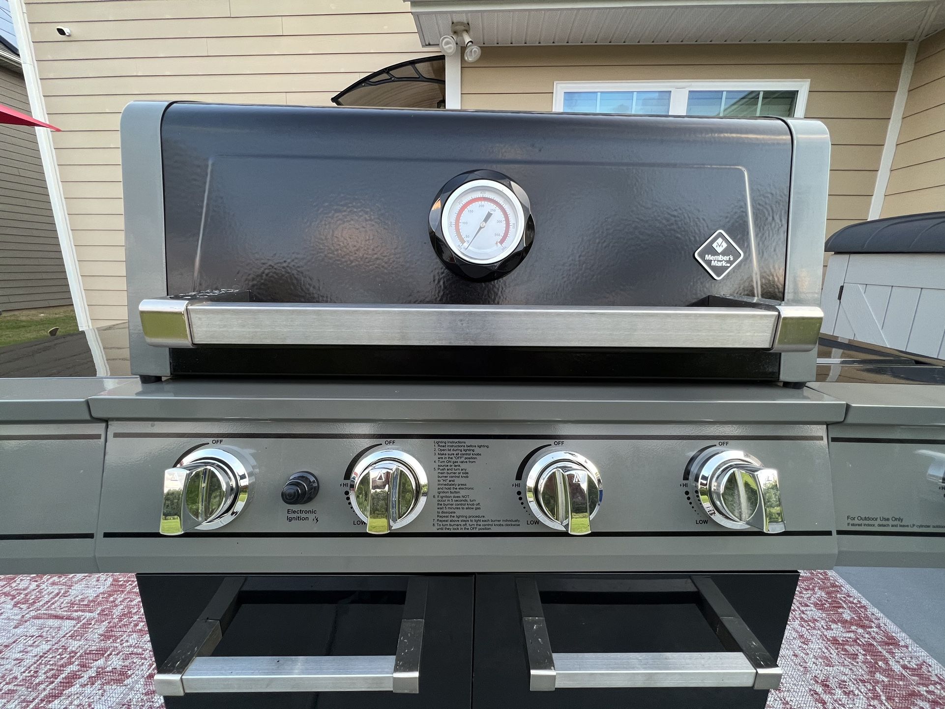 Member’s mark 4 Burner Gas Grill With Side Burner for Sale in Matthews