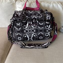 Ju Ju be Large Diaper bag shadow Waltz