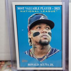 Acura Braves Baseball Card Mint Condition 