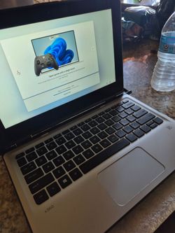 HP laptop touchscreen can fold into a tablet HDMI USB
