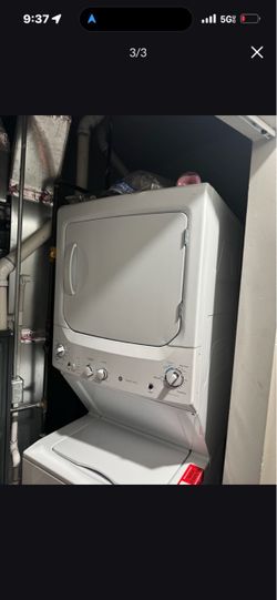 Stackable washer and dryer combo