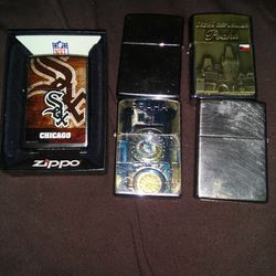 5 Zippo Lighter Collection