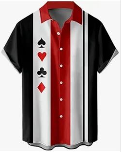 Mens Casual Button Down Shirt 