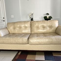 Used -Leather Sofa  in SW