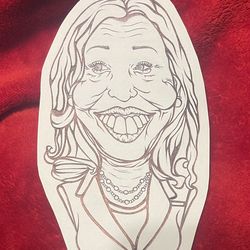 Kamala Harris Caricature