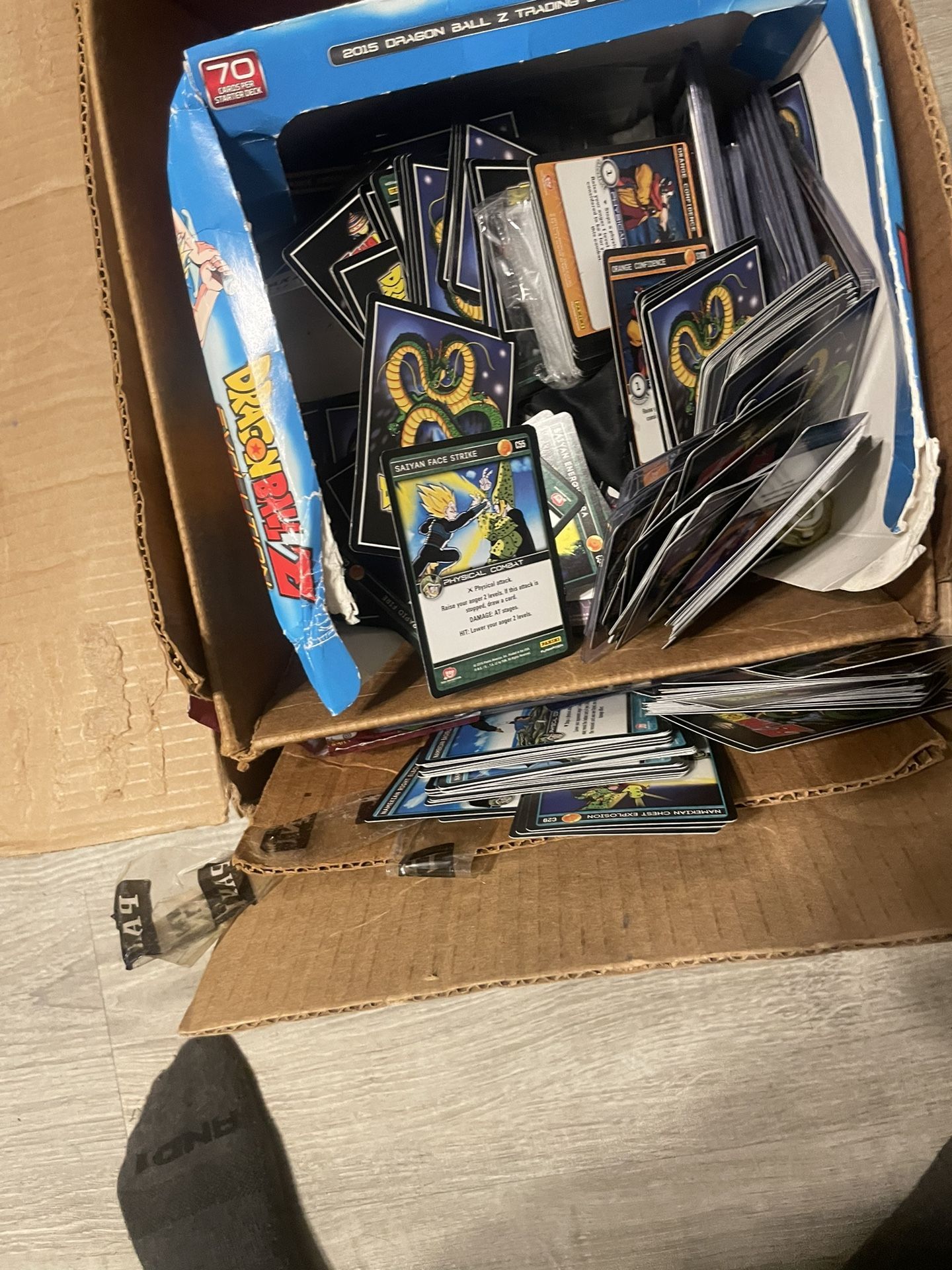rare two boxs of dragon ball z card