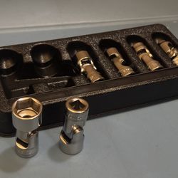 Snap-on Tools 6 pc 3/8" Drive 6-Point Metric Flank Drive® Shallow Flex Socket Set