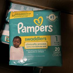 pampers size 1  240diapers