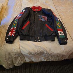 Olympic leather jacket limited edition handmade
