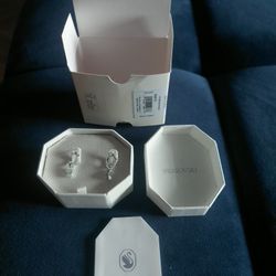 Swarovski Drop Earrings - Brand New