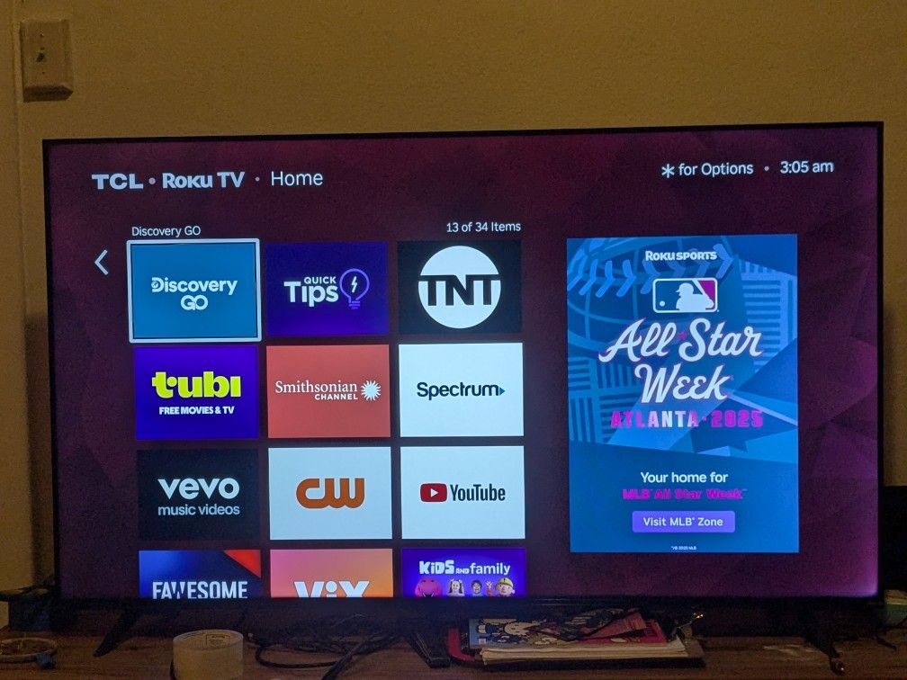 Huge 55 Inch TCL Roku TV 4K Ultra High Definition