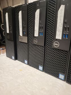 Dell 8thGen i5-8500 SFF fo4mqy PCs | 256GbSSD | 8Gb | 11Pro | DvD | PwrCord | Xclnt Cond | 125Each |