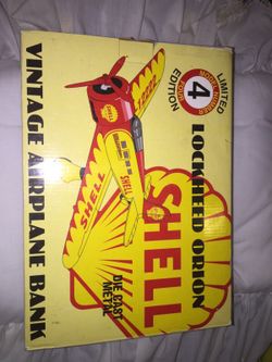 Vintage airplane bank.