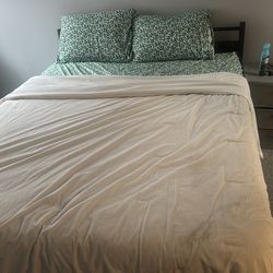 Queen Bed - Mattress and Frame