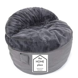 Huge Sale!! ✨ Big Discounts!!! 🔥 Brand New Queen Chair- NEST Bunny Fur- Charcoal In Stock Ready For Delivery TODAY!! 🚚 