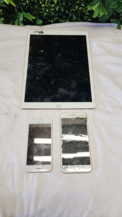 Apple iPad + iPhone 6s Plus + iPhone 7 Plus Parts/Repair Bundle