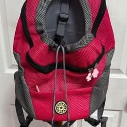 Pet Dog Sport Backpack Carrier Padded Shoulders just $10 