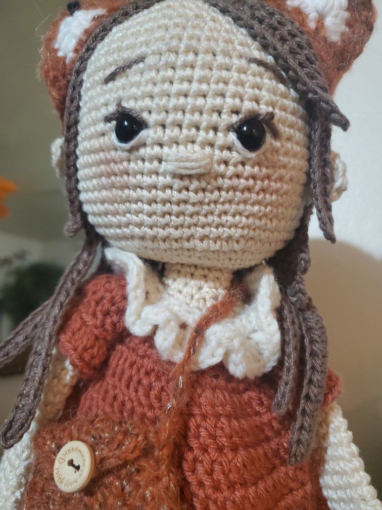 Crocheted Foxy Girl And Others