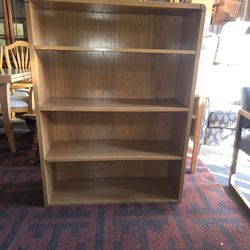Real wood bookcase