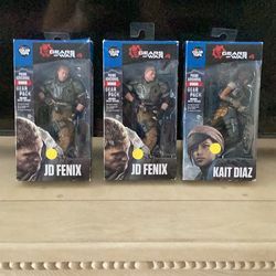 Gears Of War Action, Figures ($10 Each)