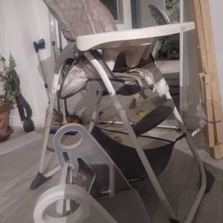 High Chair, High Toilet Seat And Ladder, Crib