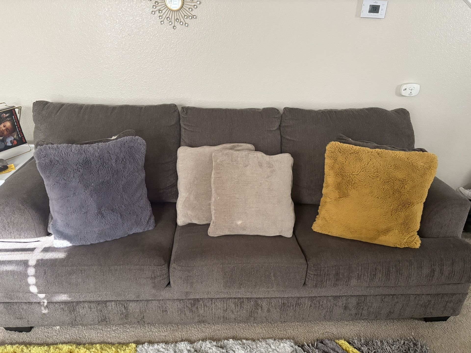 Gray Two piece couch set!!!!