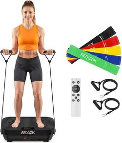 SEDOZIK Vibration Plate Exercise Machine, Vibration Plate for Lymphatic Drainage Weight Loss
