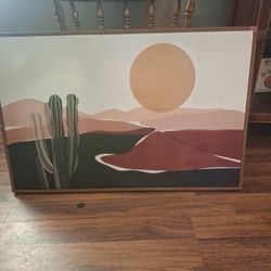 Desert Sunset Art