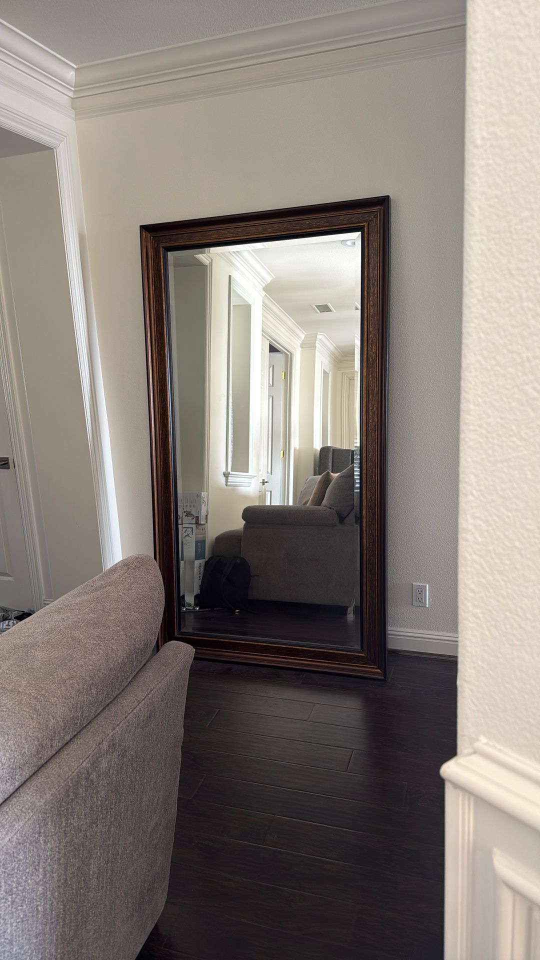 Pottery barn Beaded Wall Rectangular Mirror