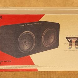 Kicker CompR Series Bass System 12" Dual Voice Coil Subwoofers Ported Box 2000 Watts 48DCWR122 🚨 Payment Options Available 🚨 No Credit Needed 🚨 
