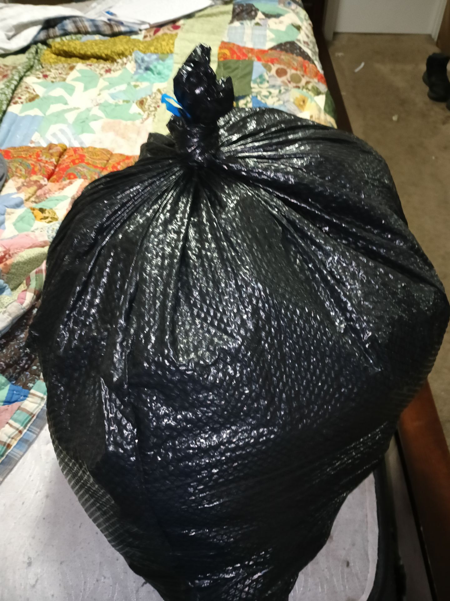 Big bag of clothing for girl