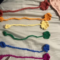 Rainbow bookmark bundle flowers
