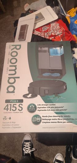 iRobot Roomba Plus 415S Robot Vacuum and Mop