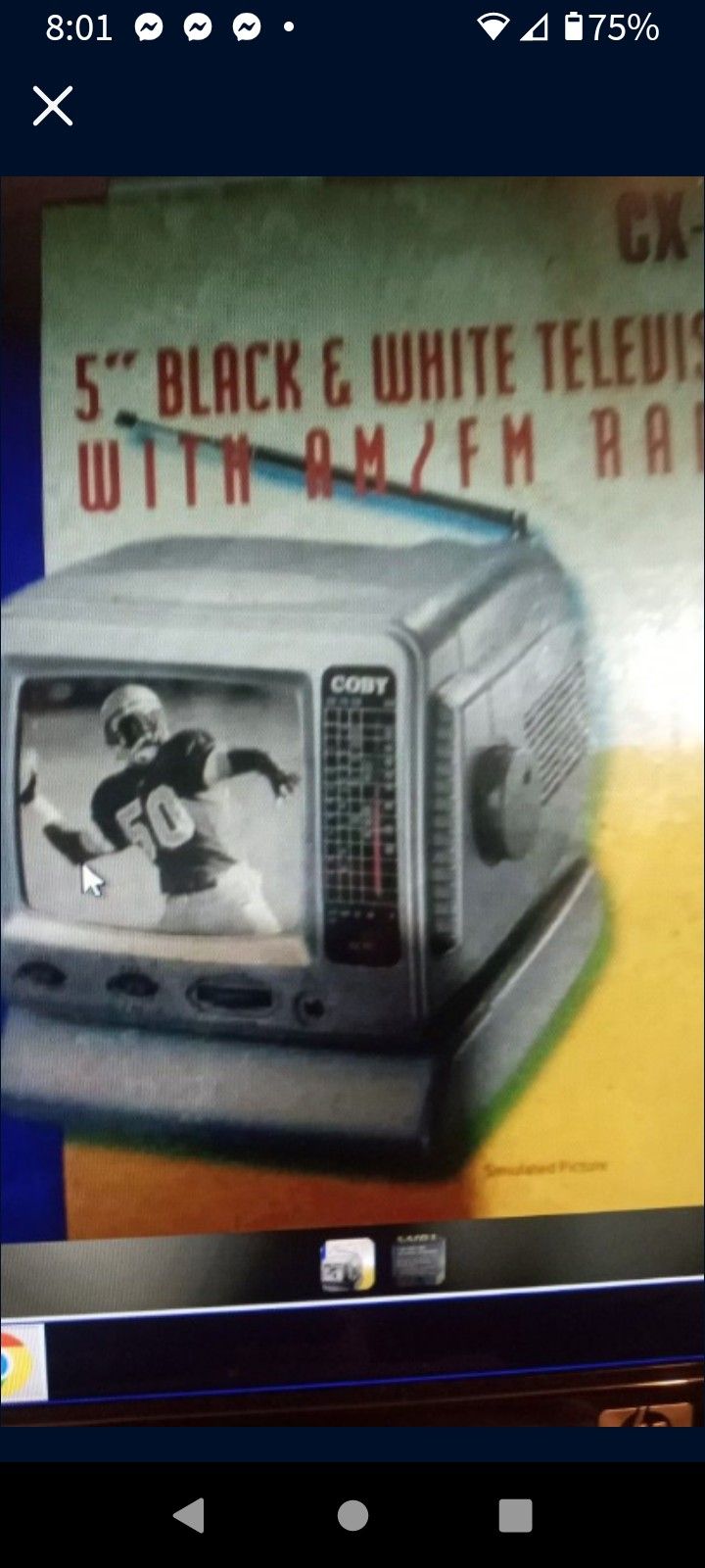 Coby TV New In Box.