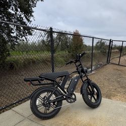 TST® R002 20'' 1500W Full Suspension Moped-style Electric Bike