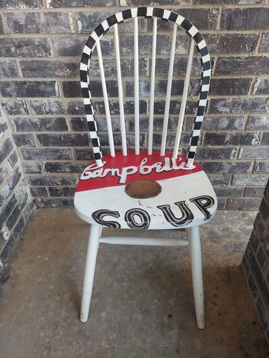 Campbell's Soup One Of A Kind Custom Chair