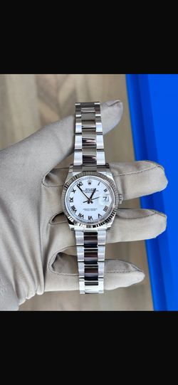 Rolex Datejust White Roman