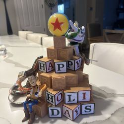 Disney Parks Toy Story Holidays Light Up Popcorn Bucket