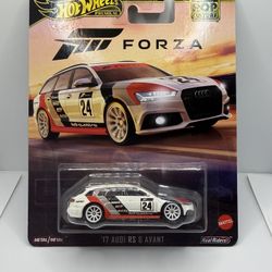 Hot Wheels 2024 Premium Pop Culture Series Forza '17 Audi RS 6 Avant