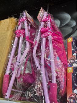 Brand New Foldable Toy Doll Stroller - Pink & Purple
