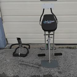 2- Nice Exercise Equipment Machines folds up folds up for easy storage, Very Clean Like New. 