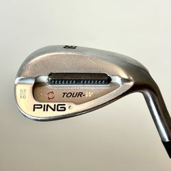PING "Tour W 58/10" (58*) Lob Wedge w/Ping AWT (S) STIFF-flex steel shaft