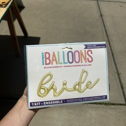 Gold Bride Balloon