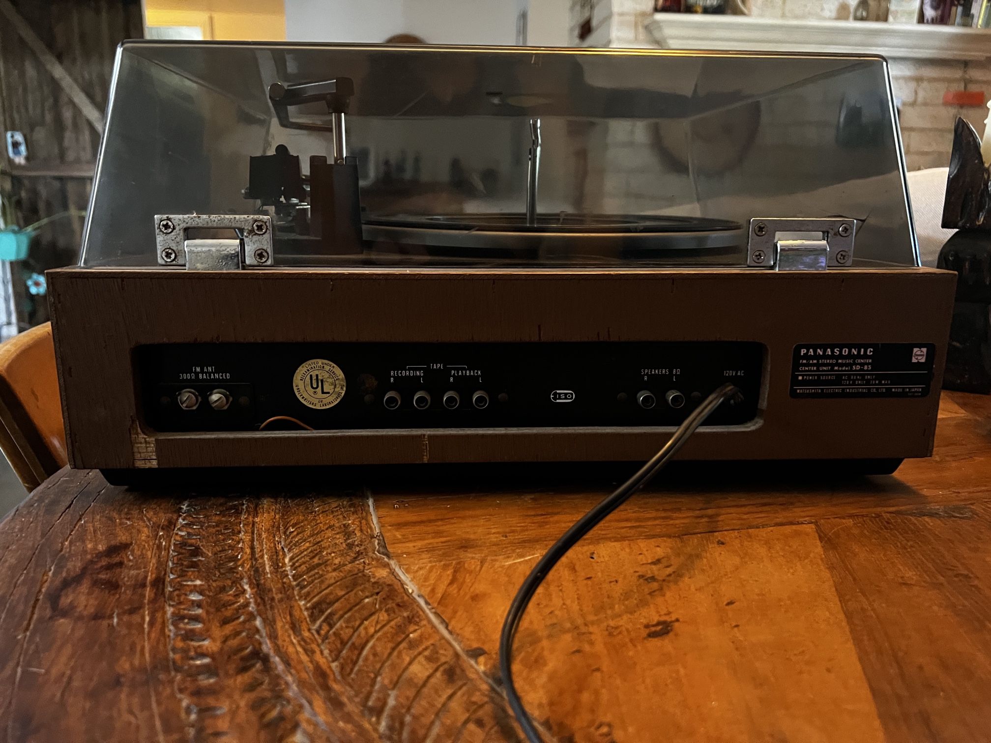 Panasonic Record Player with FM/AM
