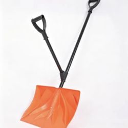 Snow Shovel, | 15.2-Inch | Snow Blower, Dual-Handle Snow Shovel, 2-in-1 Snow Thr